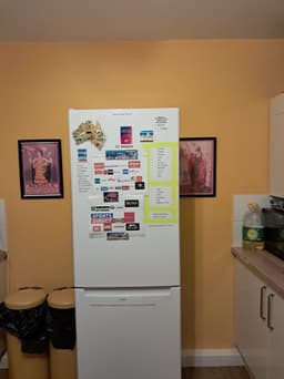 Downstairs kitchen – microwave and storage